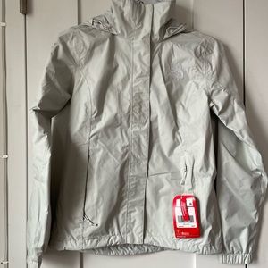 North face rain coat size XS brand new